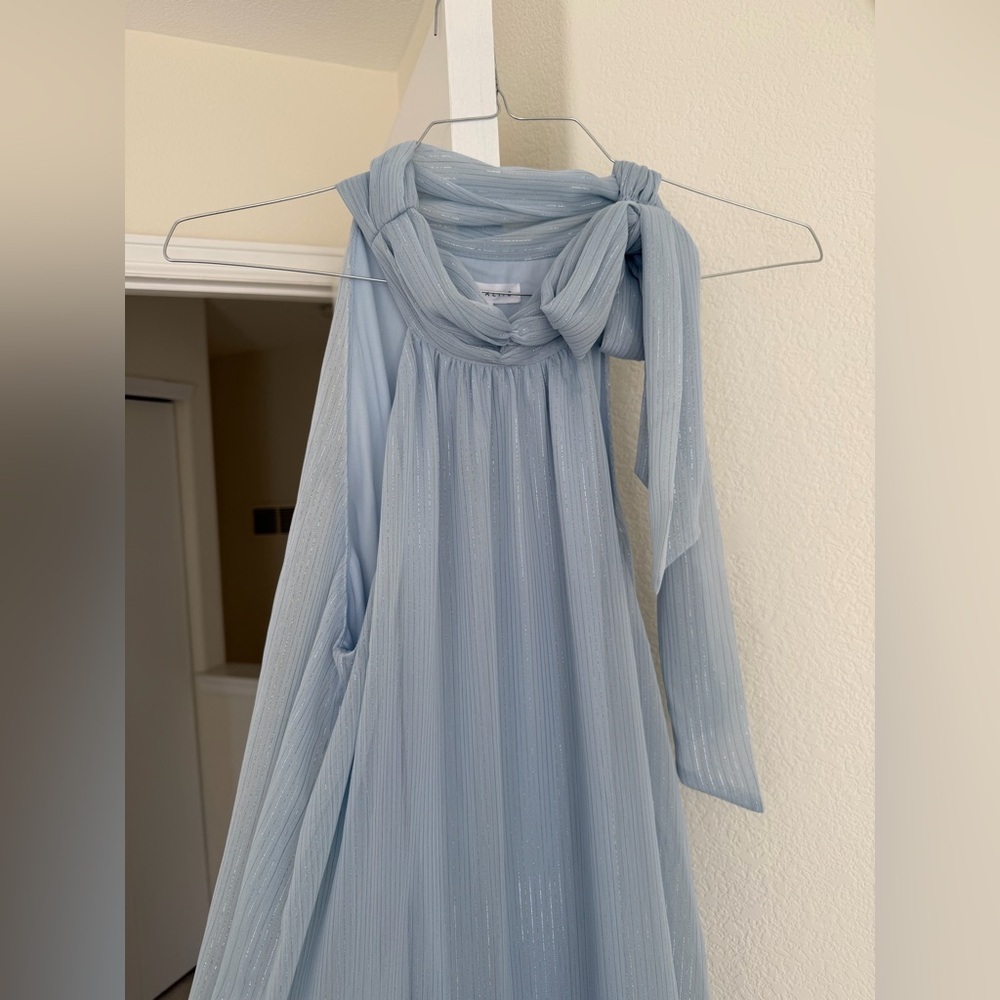 Nordstrom Socialite Neck Tie Halter Minidress NWT. Large - Picture 6 of 11